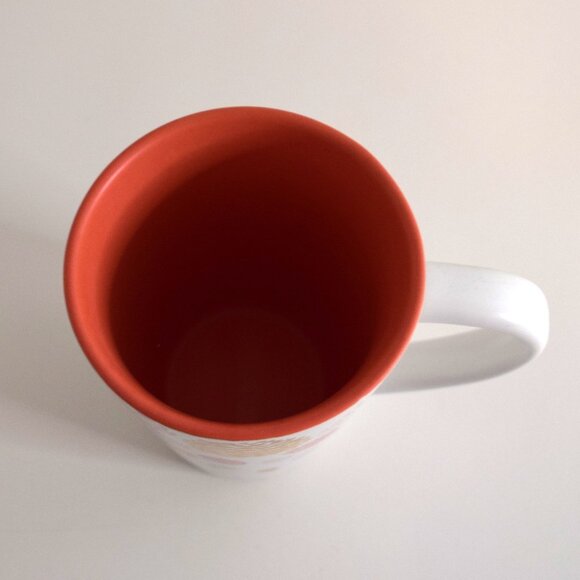 David's Tea Christmas Fall Pinecone Nordic Mug w/Lid - Picture 5 of 6